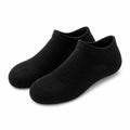 Chaussettes basses 35-38 en textile noir - maille respirante pour sport et quotidien